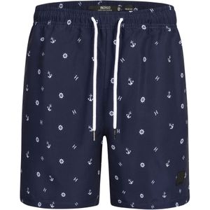 INDICODE JEANS Zwemshorts 'Maya'  navy / wit