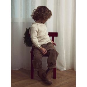 Lil' Atelier Blouse - Gebreid - NmnGalto - Tortelduif - Lil Atelier - 2 jaar (92) - Shirts