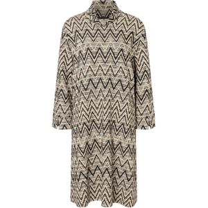 Ana Alcazar Jurk 'Ashea'  beige / zwart