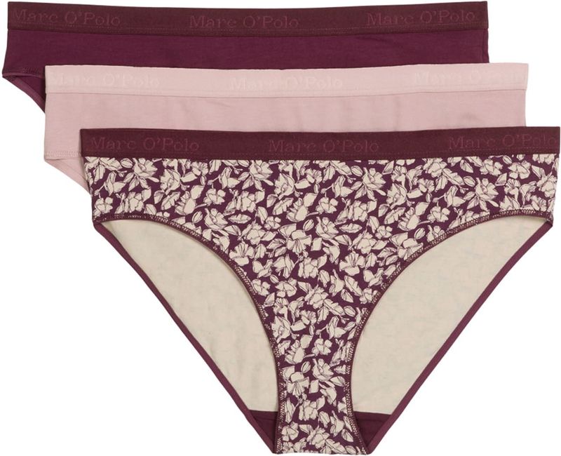 Marc O'Polo Slip ' Essentials '  lila / lichtroze / bordeaux