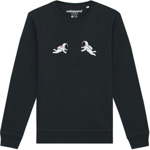 Watapparel Sweatshirt 'Space love'  lichtblauw / rood / zwart / wit