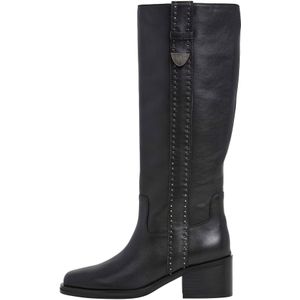 Pepe Jeans - Sandy Only W - Biker Boots - Zwart - Glad Leer