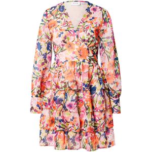 VILA Jurk 'VIMICHA'  blauw / groen / kreeft / oudroze