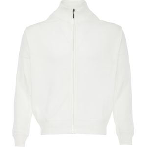 Sidona Gebreid vest  wolwit