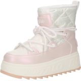 BUFFALO Snowboots 'DIONE'  rosa / wit