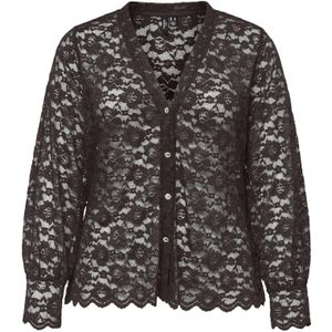 Vero Moda Curve Blouse 'VMDea'  donkerbruin