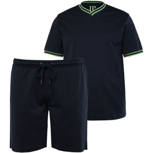 JP1880 Pyjama kort  navy / groen