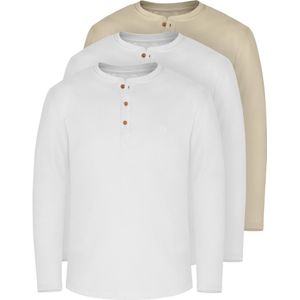 normani Shirt 'Neuville'  beige / wit