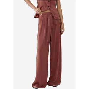 Hiccup Bandplooibroek  kastanjebruin