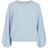 VILA - VISTELLA - Trui - Lichtblauw - Lange Mouw - Gerecycled Materiaal