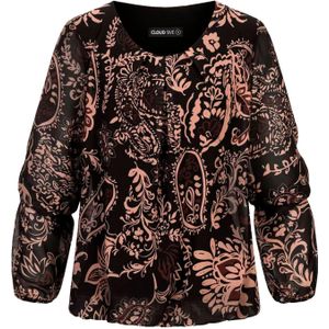 Cloud5ive Blouse  beige / bruin / zwart