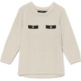 Vmharper - Gebreide Pullover - Polo Hals - 7/8 Mouwen - Regular Fit