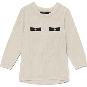 Vmharper - Gebreide Pullover - Polo Hals - 7/8 Mouwen - Regular Fit