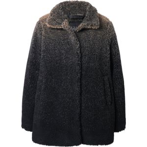 Ulla Popken Wintermantel  zwart
