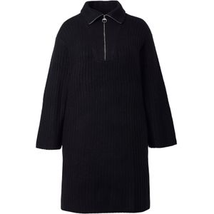 Ulla Popken Gebreide jurk  zwart