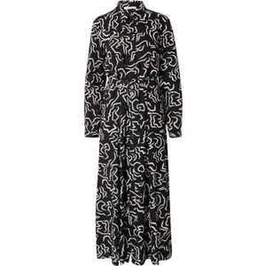 ABOUT YOU Jurk 'Aurelia'  zwart / wit