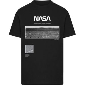 F4NT4STIC Shirt 'NASA Deep Space Exploration Team'  grijs / zwart