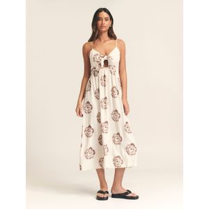 St MRLO Jurk 'MRLO MIDI DRESS'  beige / bruin