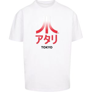 F4NT4STIC Shirt 'Atari Tokyo Retro Arcade Games'  rood / zwart / wit