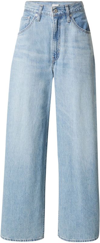 LEVI'S Cinch Baggy Jeans - Blauw - Katoen - Hoge Taille