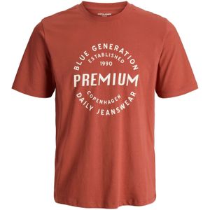 JACK & JONES Shirt  rood / offwhite