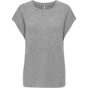 ONLY Trui 'ONLRENE'  grijs gemêleerd