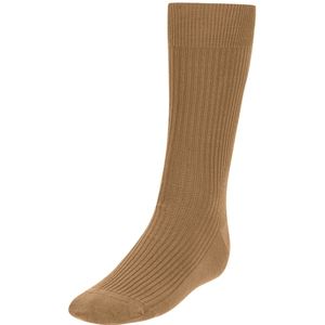 Boggi Milano - Sokken - Cappuccino - Geribbeld Gebreid - Katoen