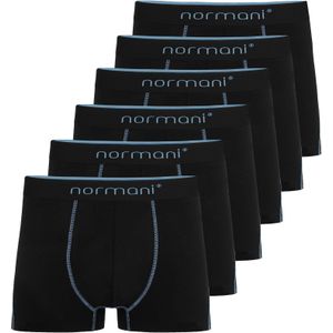 normani Boxershorts  lichtblauw / zwart