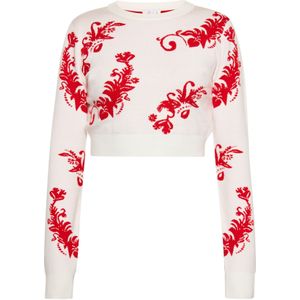 IZIA Trui  rood / wit