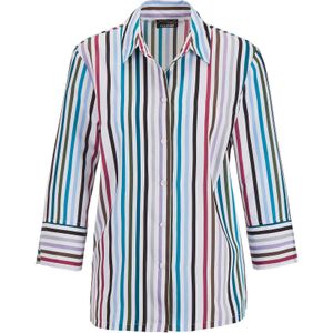 Goldner Blouse  blauw / spar / zwart / wit