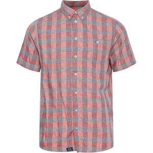 FQ1924 Overhemd 'Yaron'  blauw / rood