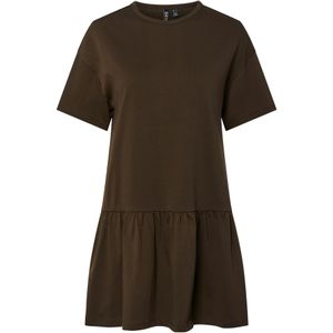 Pcjamie - Midi-jurk - Peplum - Korte Mouwen - Relaxed Fit