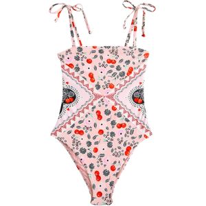 Next Badpak 'Cath Kidston'  rosa / knalrood / zwart / wit