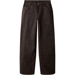 Broek - Twill - Wijde Pijpen - Verstelbare Taille