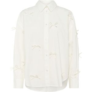 SOAKED IN LUXURY - Blouse 'Joa' - Wit - Klassieke Blouse - Lange Mouw