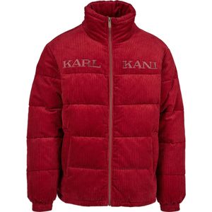 Karl Kani Winterjas 'Retro Corduroy'  robijnrood / cranberry