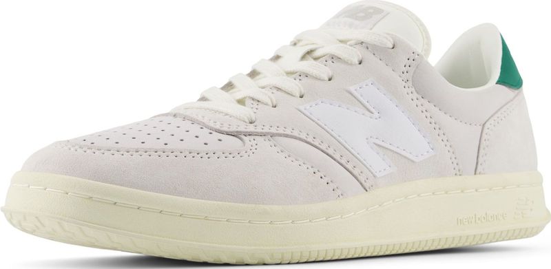 New Balance - T500 - Sneakers - Taupe / Donkergroen / Wit