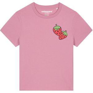 Watapparel Shirt 'Strawberry'  marine / groen / rosa / rood