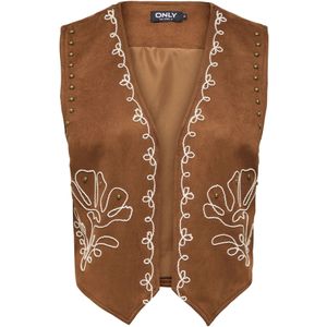 ONLY Bodywarmer 'ONLMay'  bruin / wit