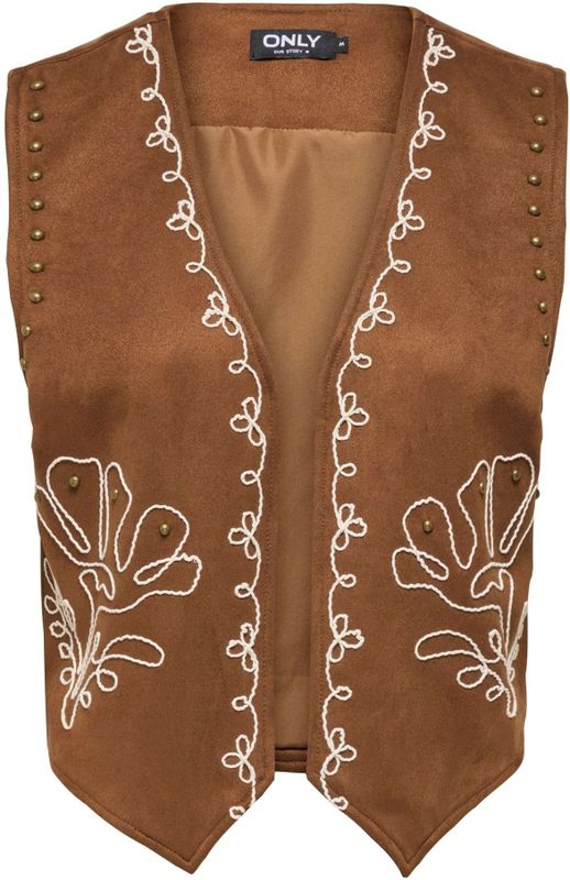 ONLY Bodywarmer 'ONLMay'  bruin / wit