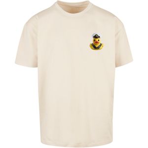 F4NT4STIC Shirt 'Rubber Duck Captain'  sand / geel / oranje / zwart / wit