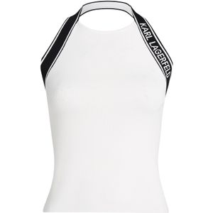 Karl Lagerfeld Top  zwart / wit