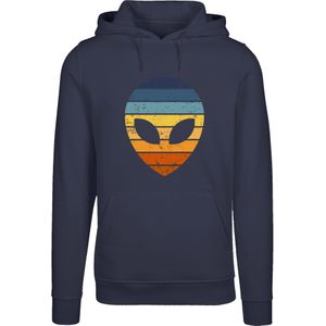 F4NT4STIC Sweatshirt 'Alien Sonnenuntergang Retro'  donkerblauw / gemengde kleuren