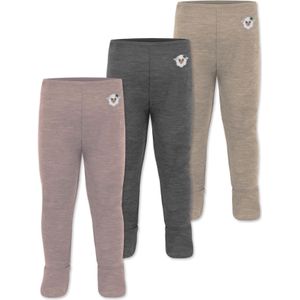 normani Broek  beige / antraciet / wit