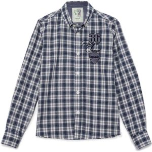 By Diess Collection Overhemd  navy / grijs / wit