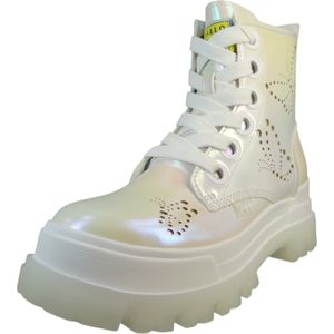 BUFFALO Veterlaarsjes 'Aspha'  wolwit