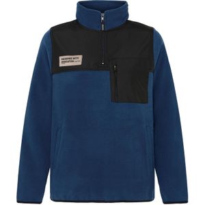 Oxmo Trui ' OXNETE HALFZIP '  blauw
