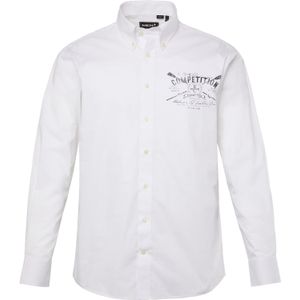 Men Plus Overhemd  zwart / wit