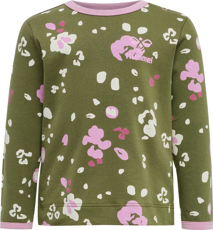 Hummel - Alisa - T-shirt - Bloemenprint - Biologisch Katoen - Lange Mouwen