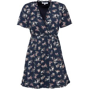 ABOUT YOU Jurk 'Dion'  donkerblauw / koraal / wit